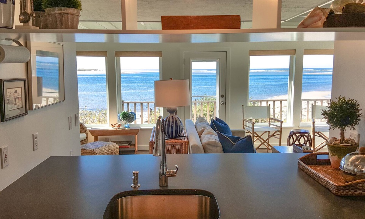 Happy Camp Hideaway Cottage | Beachfront home with private yard and Unbeatable Bay and Ocean views!