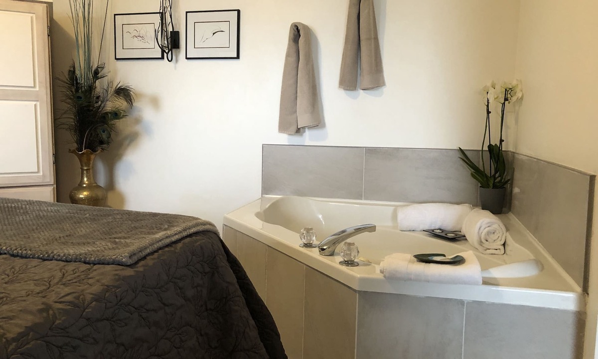 Regional District of Nanaimo Resort | Beachfront Honeymoon suite jacuzzi, fireplace, Bbq, Hot tub,oyster/clams,kayaks