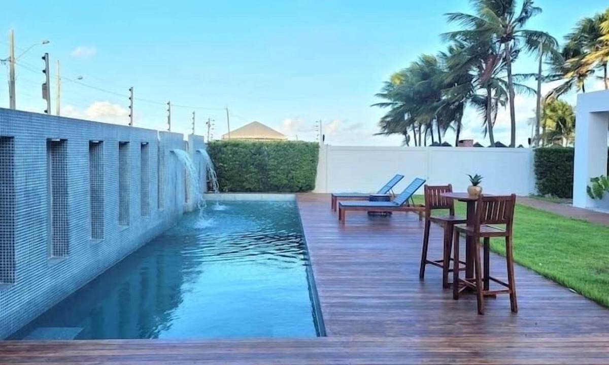 Camboinha House | Beachfront house with balcony and ocean view, João Pessoa