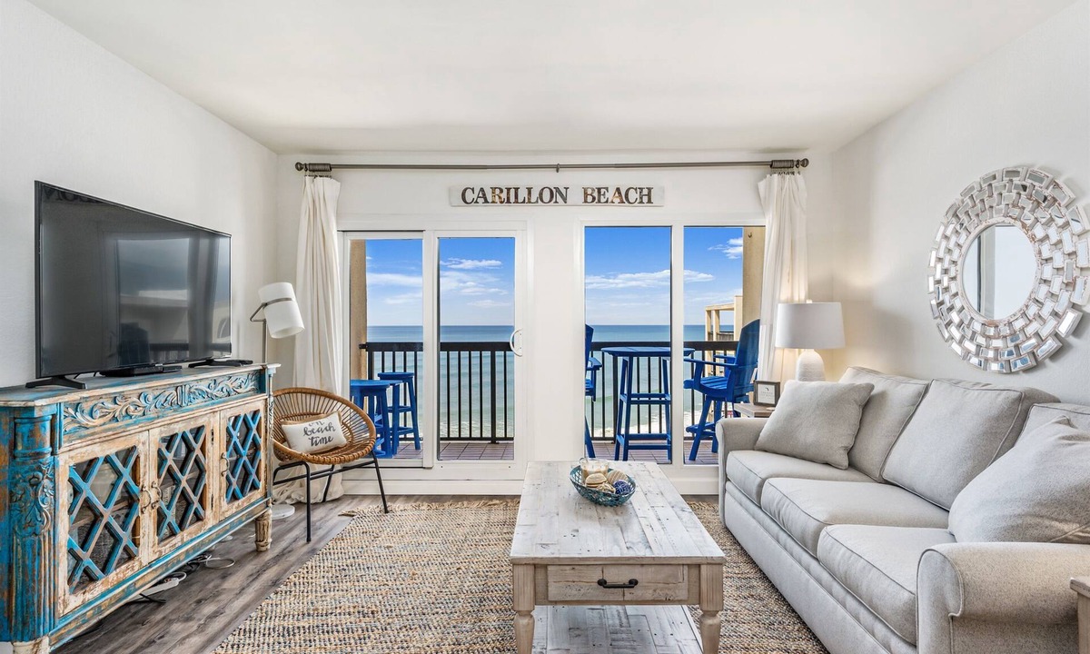 Sunnyside Condo | BeachFRONT LOWrise C1 at Pinnacle Port near 30A in Carillon