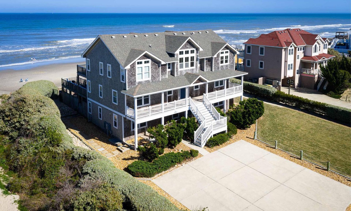 Ocean Hill House | Beachfront Oasis w Dune Walkover, Pool/Spa & More!