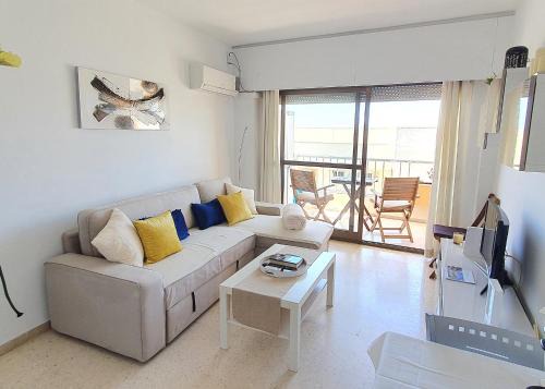 Marbella Seafront Promenade Apartment | Beachfront Studio Apartment Marbella center Neptuno building Tenth Floor