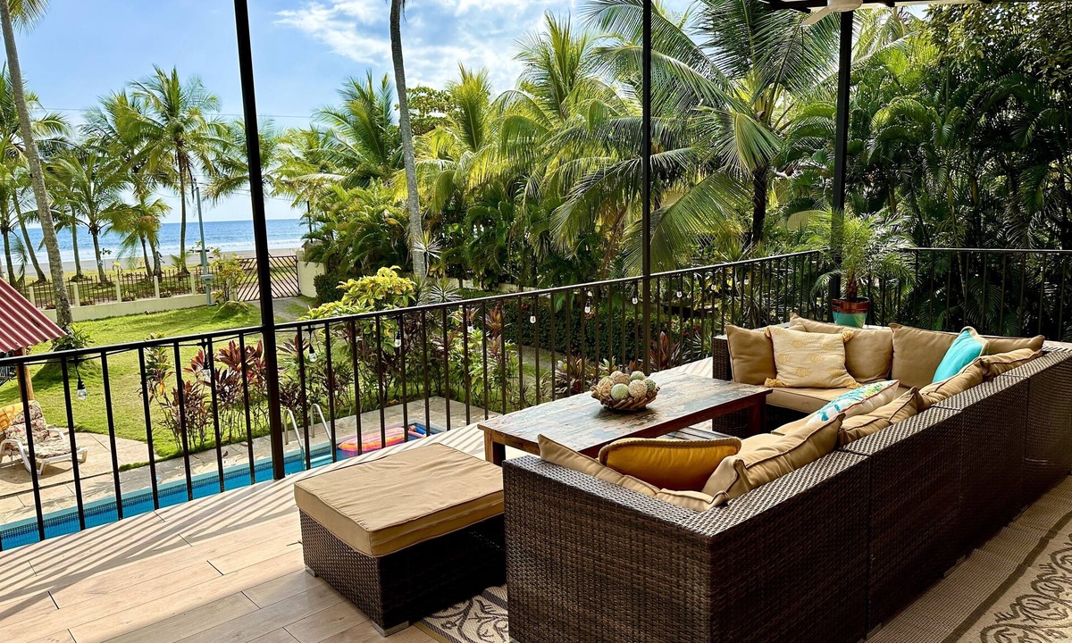 Esterillos Oeste House | Beachfront Villa CocoSol Private Pool Peaceful Oceanfront Getaway