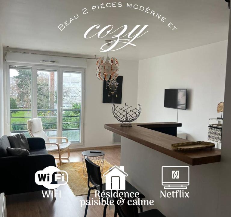 Corbeil-Essonnes Apartment | Beau 2 pièces moderne et cosy à Corbeil-Essonnes