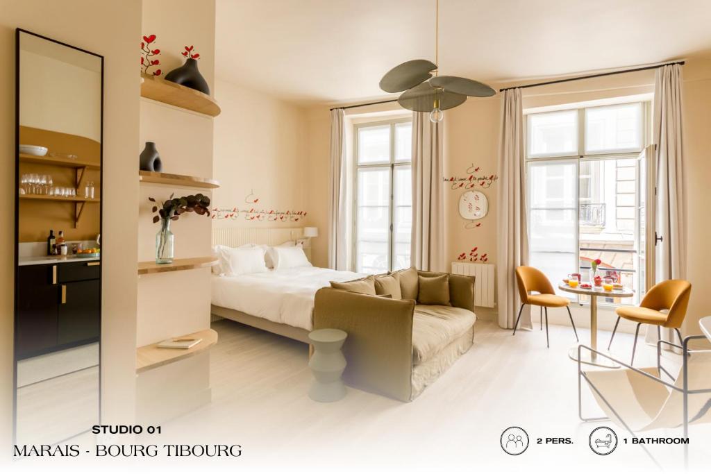 Saint-Gervais Apartment | Beauquartier - Marais Bourg Tibourg