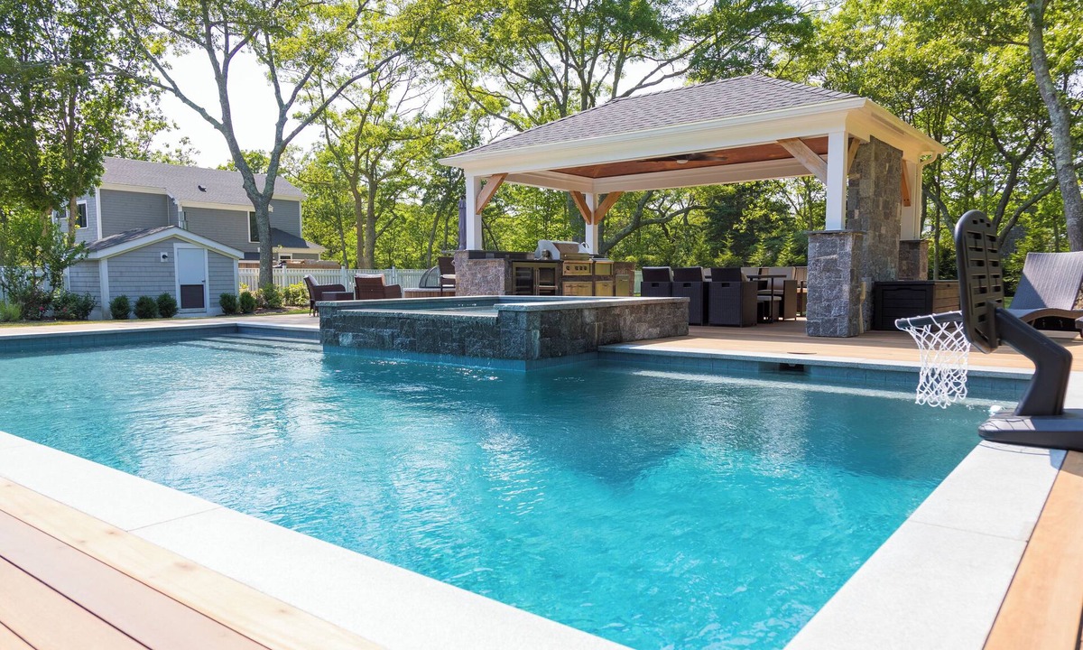 West Tisbury House | Beautiful compound with saltwater pool, spa, outdoor cooking!