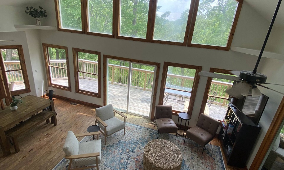 Jacksboro House | Beautiful Home with Lake views, dock with great swimming area, ample parking