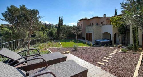 Aphrodite Hills Villa | Beautiful, Modern villa IZ01 with Private Garden and Hot Tub on Aphrodite Hills