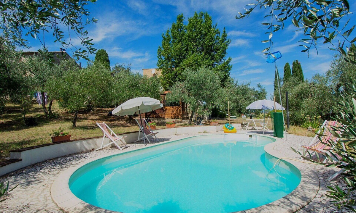 Lajatico Villa | Beautiful private villa for 6 people with A/C, private pool, WIFI, TV, patio and pets allowed