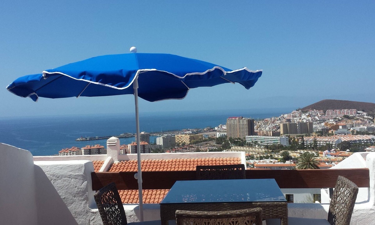 Los Cristianos Apartment | Beautiful Studio With Sea Views Alfresco Dining At Port Royale