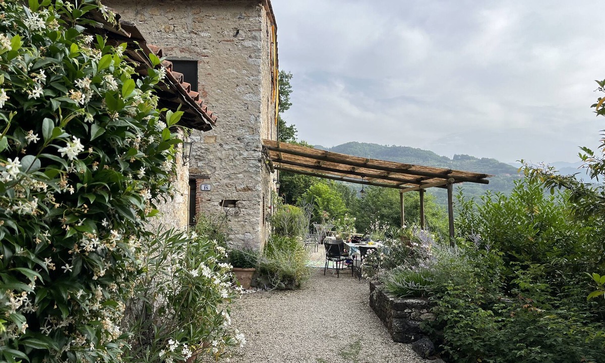 Nozanno House | Beautiful Three-Story Stone Farmhouse Near Lucca, Tuscany