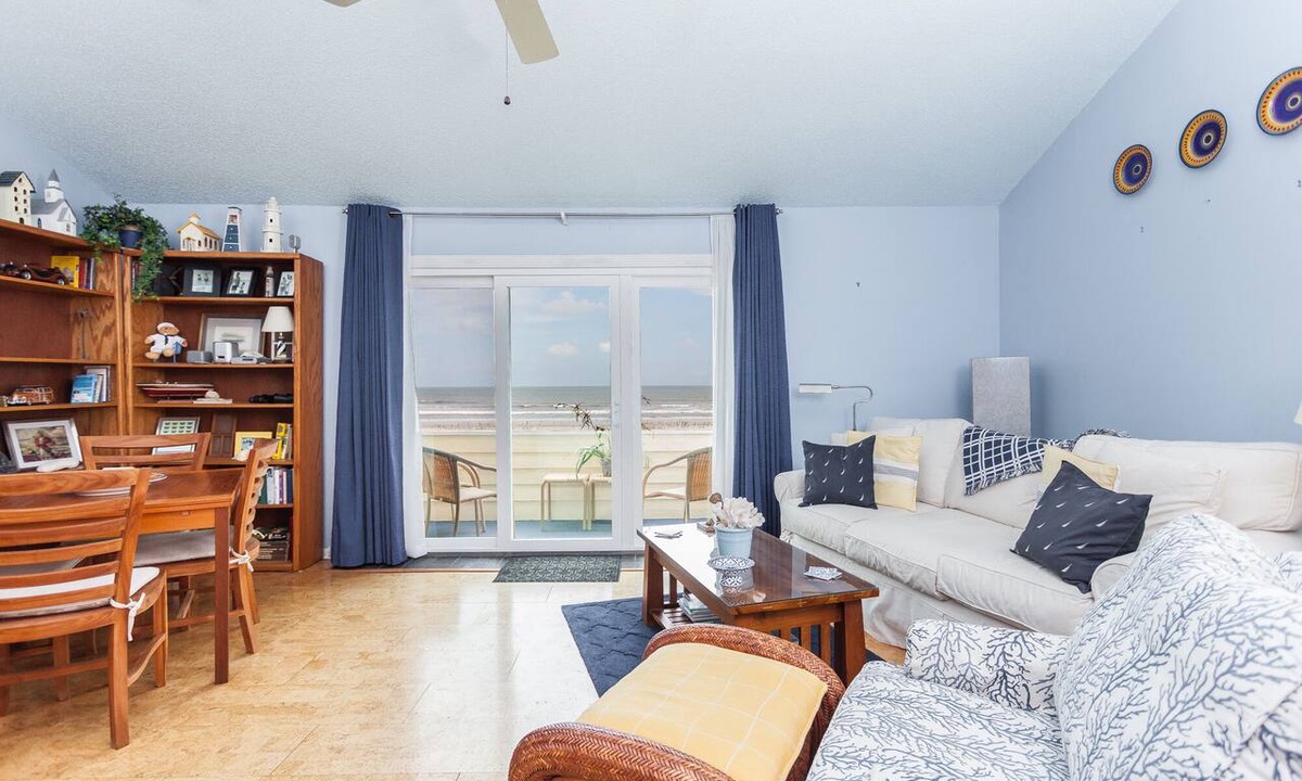 Butler Beach Condo | Beautiful, Top Floor, Ocean Front Condo with Balcony, Pool + Tennis