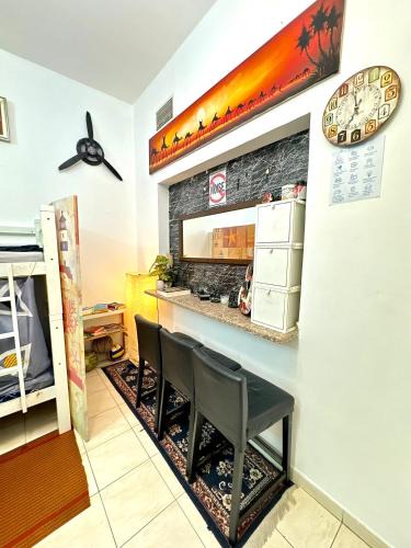 Barsha Heights Apartment | Bed in mixed room