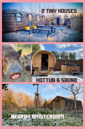 Almere House | Bed & Wellness Pigs and Pillows with private hottub and sauna and tandembike rental included in price near Amsterdam