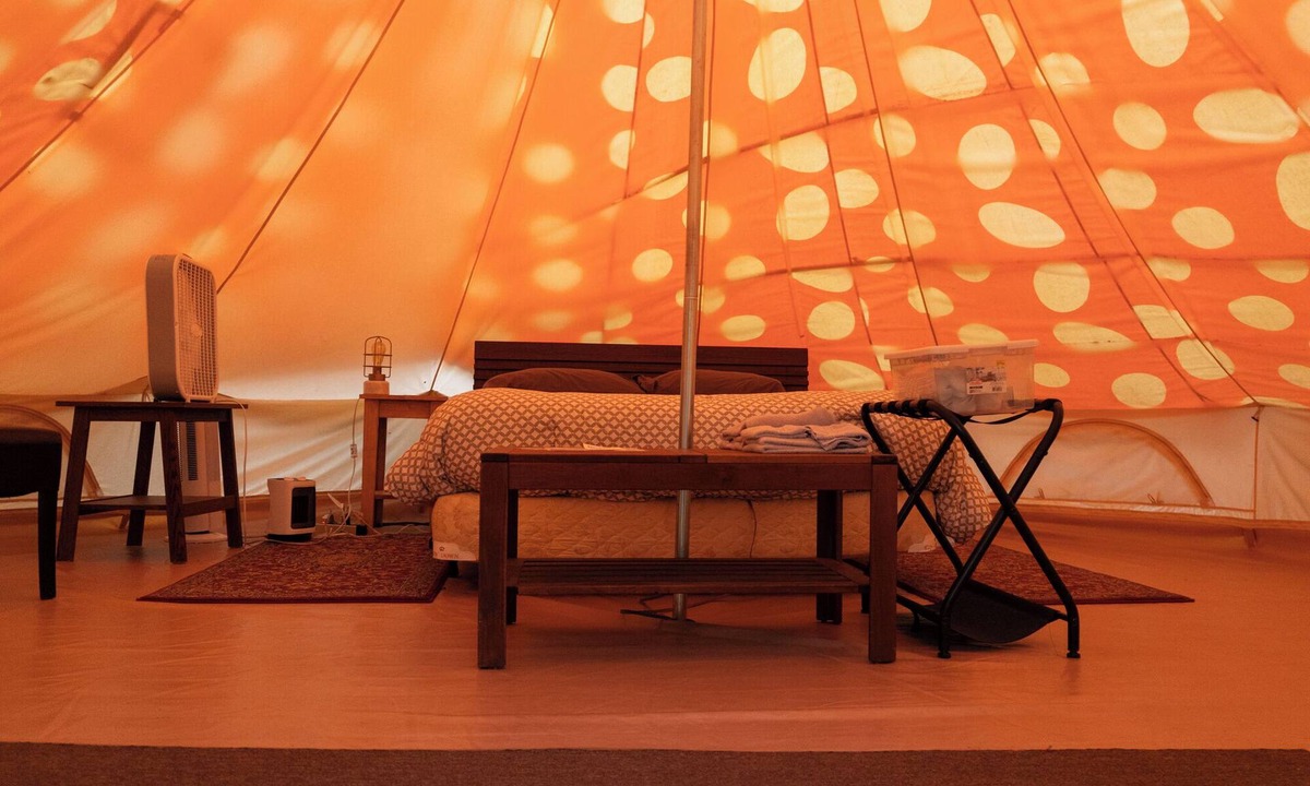 Saint Patrick RV Rental | Bell Glamping Tent! Forest Retreat & Hot Tubs!