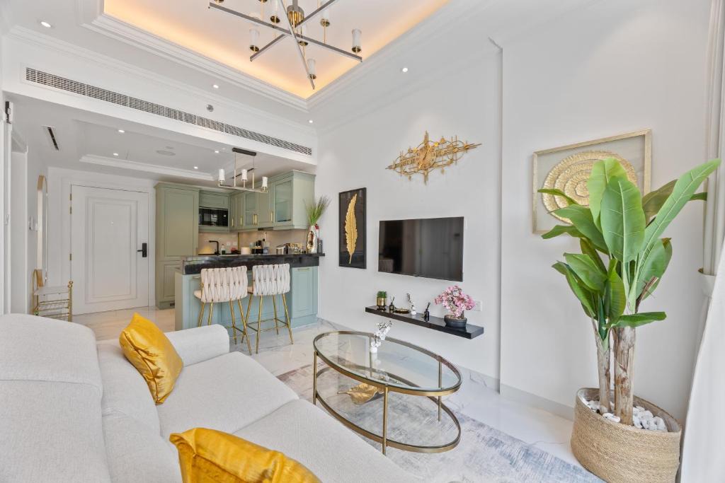 Al Barsha Apartment | Benessere Luxe 1BR with Lagoon view Miracle Garden