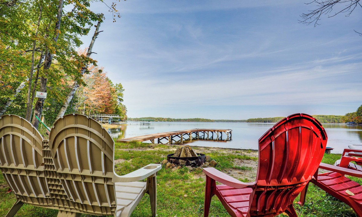 Land O Lakes Cabin | Big Portage Lakefront Home: Boat, Swim & More