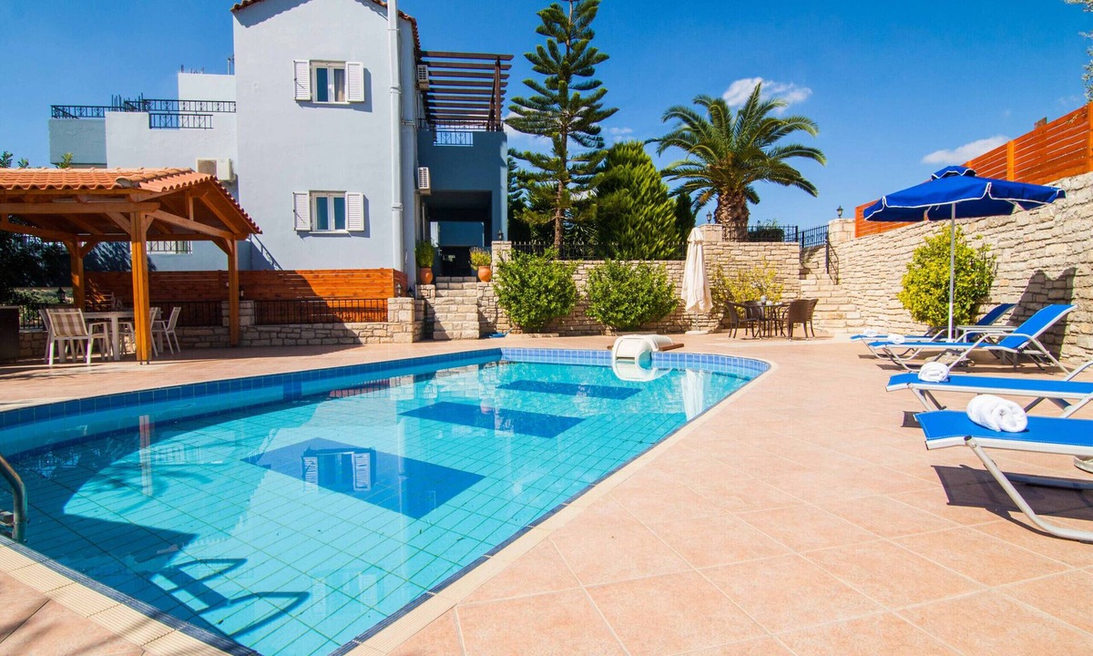 Geropotamos Villa | Blue Villa 1 - With Private Pool