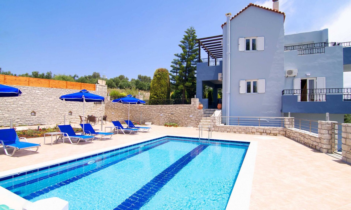 Geropotamos Villa | Blue Villa 2 - With Private Pool