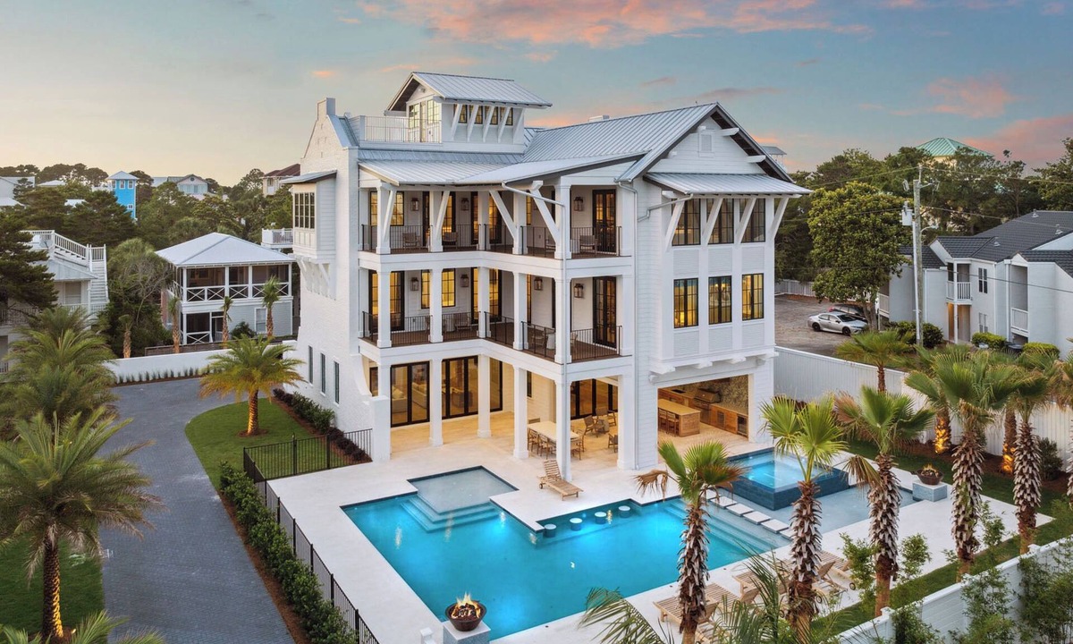 Dune Allen Beach House | Bluffs on 30A E|Easy Beach Access|Private Resort Style Pool|Outdoor Kitchen