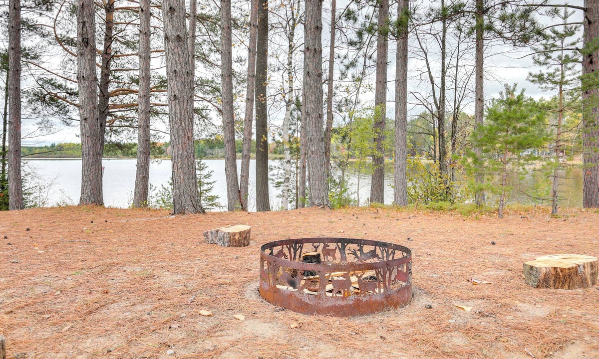 Rhinelander Cottage | Boat Dock & Fire Pit: Lakefront Monico Home!