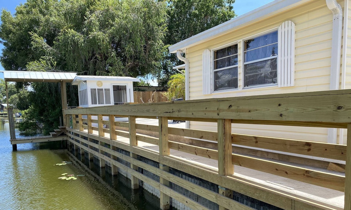 Buckhead Ridge House | Boat dock right out the door in Buckhead Ridge.