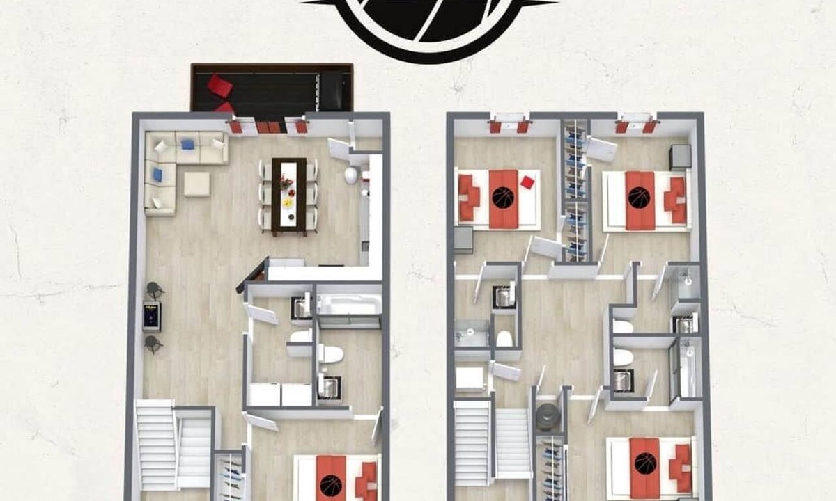Bloomington Apartment | Bobby Knight Hall - 4 Bd Townhome by IU Sports