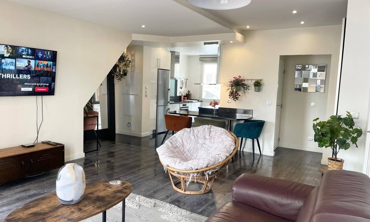 Savigny-sur-Orge Apartment | Bohemian & Chic. Comfort Paris-Orly. Parking