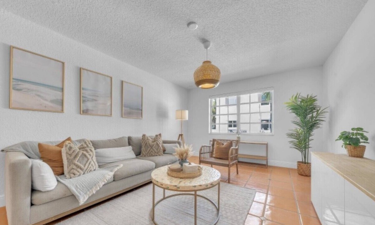 Key Biscayne Apartment | Boho Beach Apartment- Walking distance from the beach!