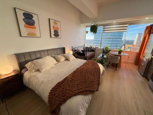 Downtown Edmonton Apartment | Boho Studio Downtown Rogers Views Heated Parking