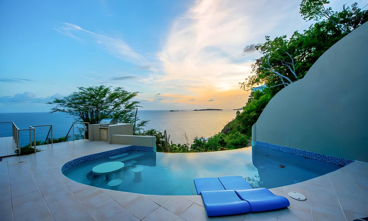 Estate Chocolate Hole and Great Cruz Bay Villa | Bordo Mare: Oceanfront, Heated Saltwater Pool, 100% A/C, Endless Views, More.
