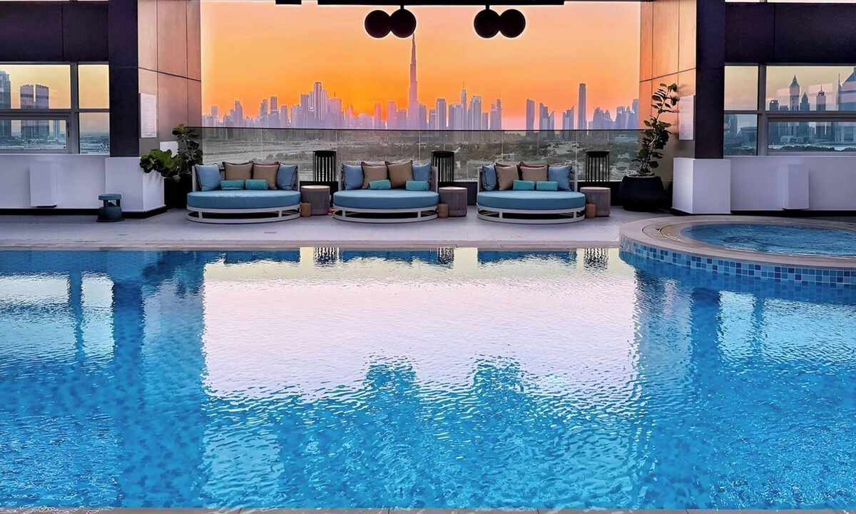 Jadaf Apartment | Boutique Affini Studio w/Balcony, Pool & Gym