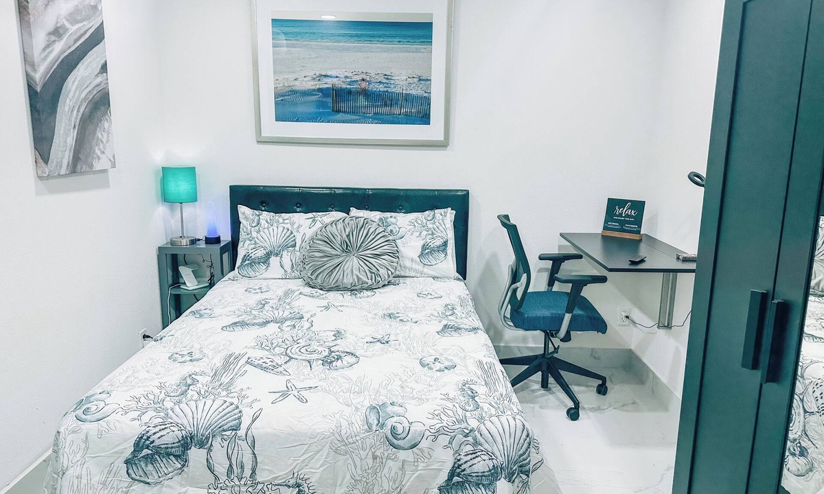 Town N County Park Apartment | Brand new apartment, with a ocean theme! Less than 10 minutes away from Airport