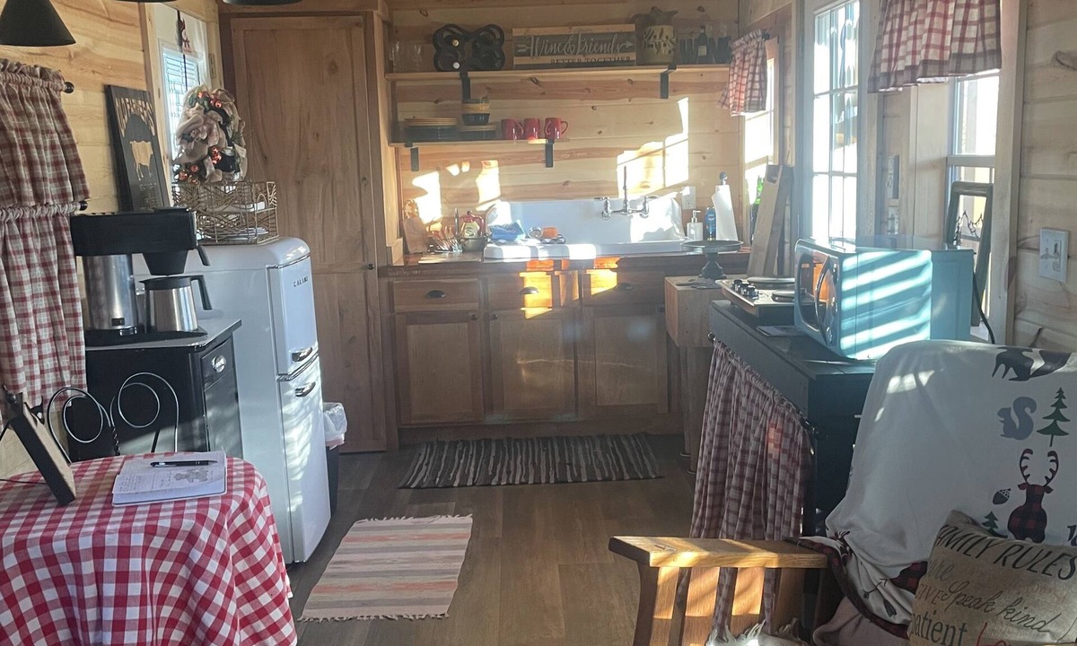 Pottersville Cabin | Brand new tiny cabin located on farm. Near rivers, trailsheads & national forest