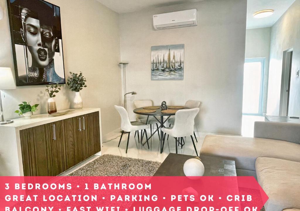Parque Apartment | Breathtaking 3-Br Beachside Apt