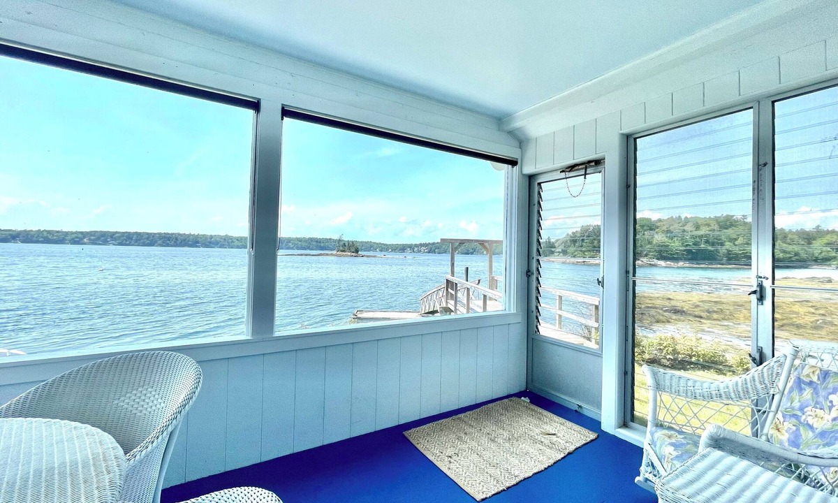 East Boothbay Cottage | Breathtaking Bayfront Cottage perched on the edge of Linekin Bay! Dock! Views!