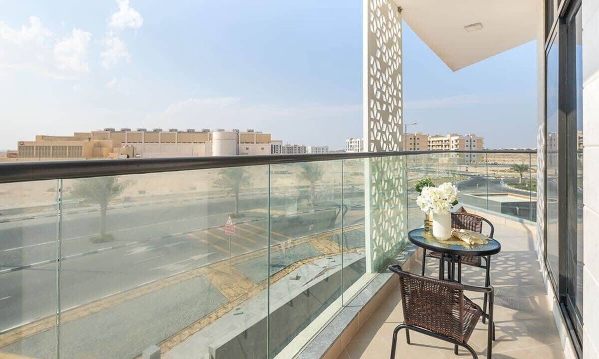 Dubai Apartment | Bright and Stylish 2BR near DWC Airport!