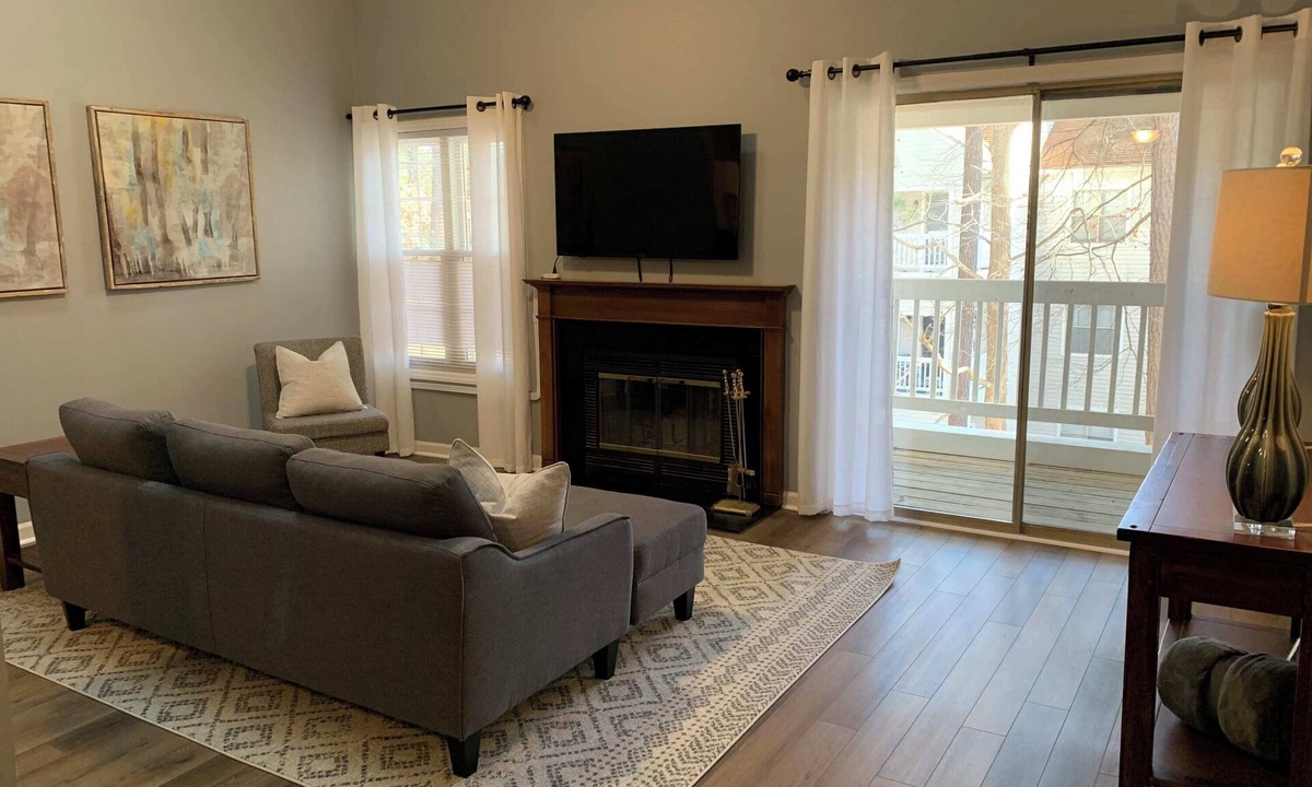 Southwest Raleigh Apartment | Bright Lofted Condo|Fenton|30 Nights