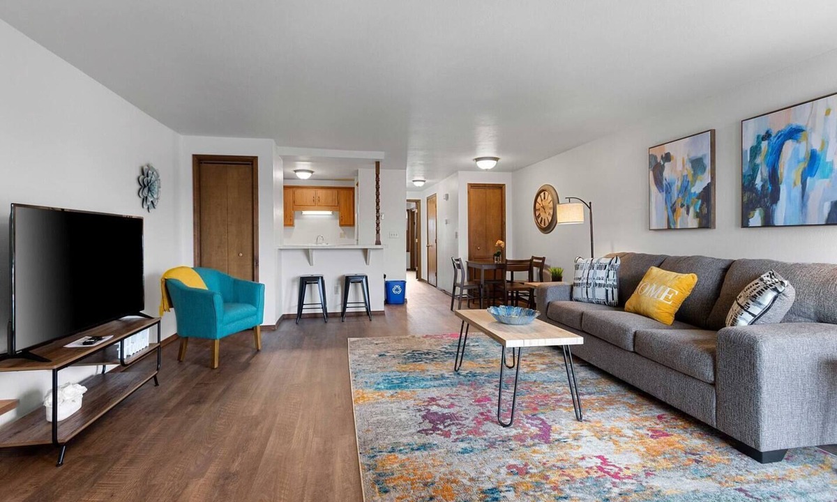 Bellevue Apartment | Bright + Spacious Apt 12 with King Bed and Workspace