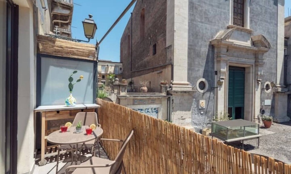 Catania City Centre Apartment | Bright Studio Apartment with Balcony and View of St. Agatha