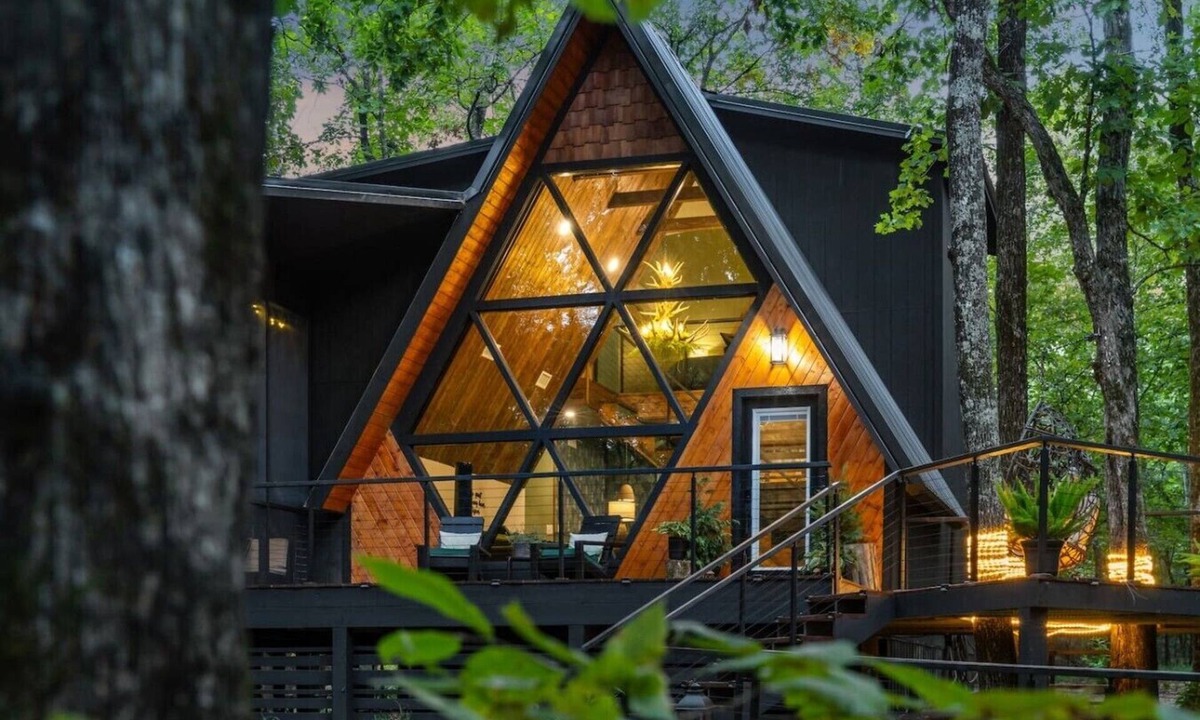 Board Camp Cabin | Brookhaven Bliss | A-Frame Retreat + Hot Tub/Sauna