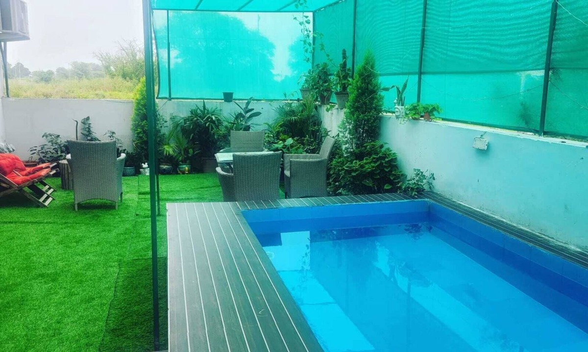 Mohali House | Bungalow with Swimming pool Mohali Chandigarh, party stay video shoot location