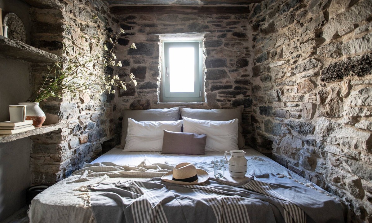 Falatados House | Bungalow 'Onos Eco Living - Margerita' with Mountain View, Wi-Fi and Air Conditioning