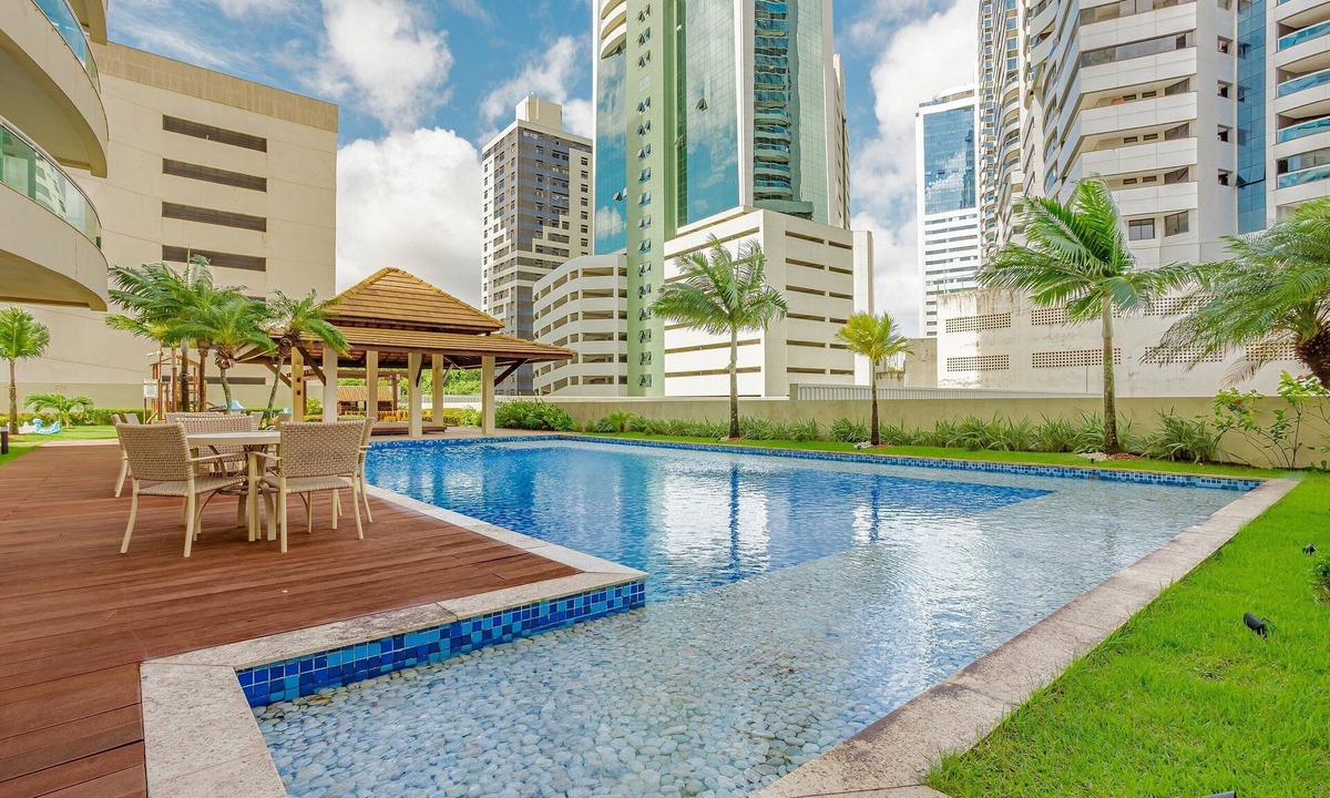 Caminho das Arvores Apartment | CA01 Beautiful studio 200m from Salvador Shopping