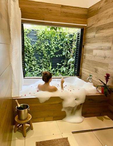 Reta House | Cabana Monte Trigo com Banheira