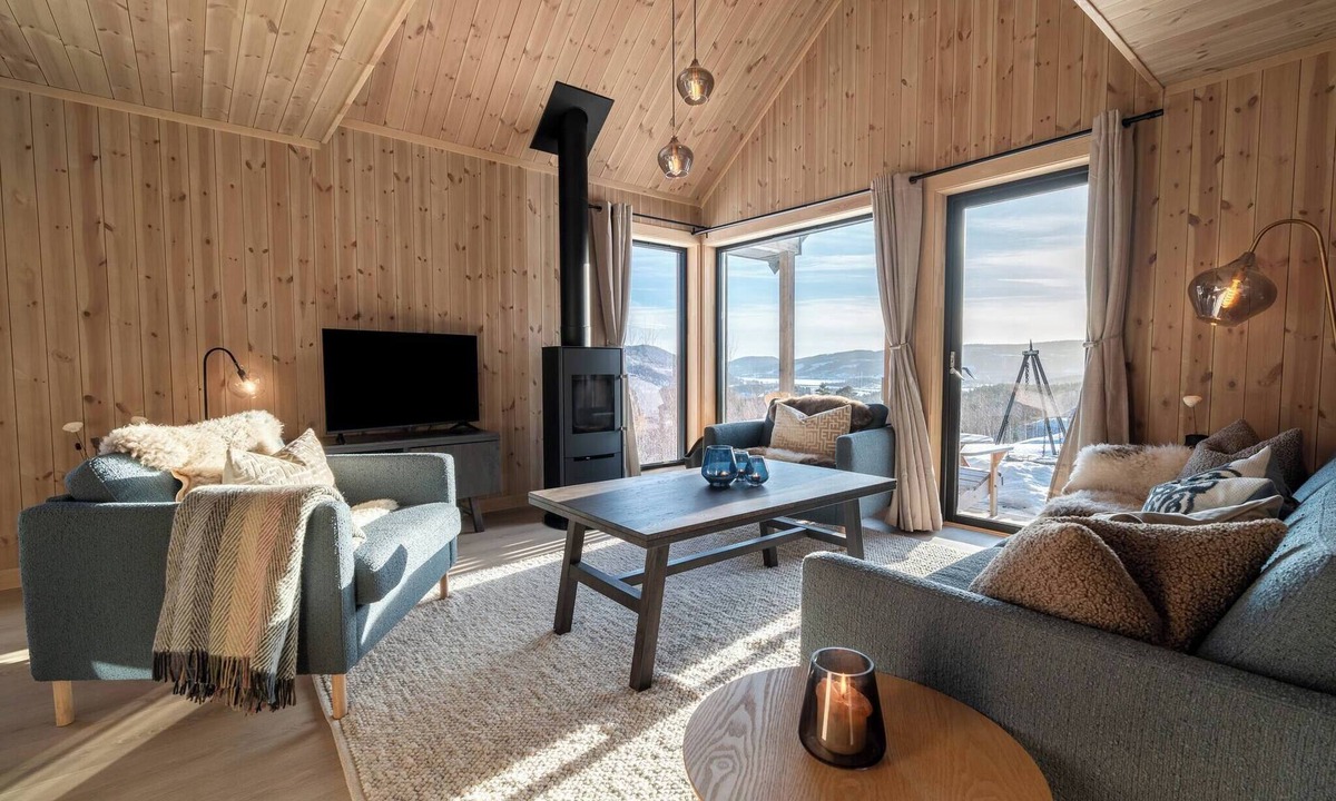 Krodsherad Cabin | Cabin at Norefjell ski resort, nice view