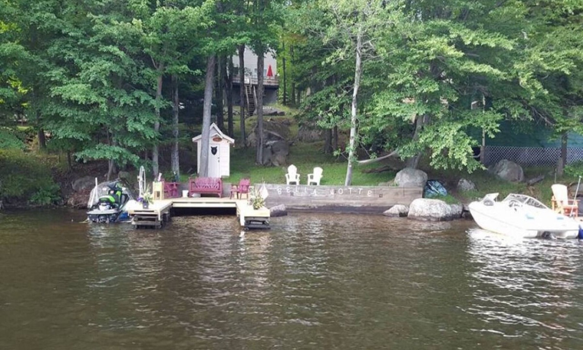 Town of Webb Cabin | Camp Bella Notte'. meaning: "Beautiful night"