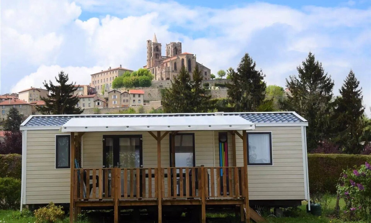 Saint-Bonnet-le-Chateau House | Camping de la Belle Etoile * - Mobilhome Nirvana Great comfort 3 bedrooms terrace 6 people
