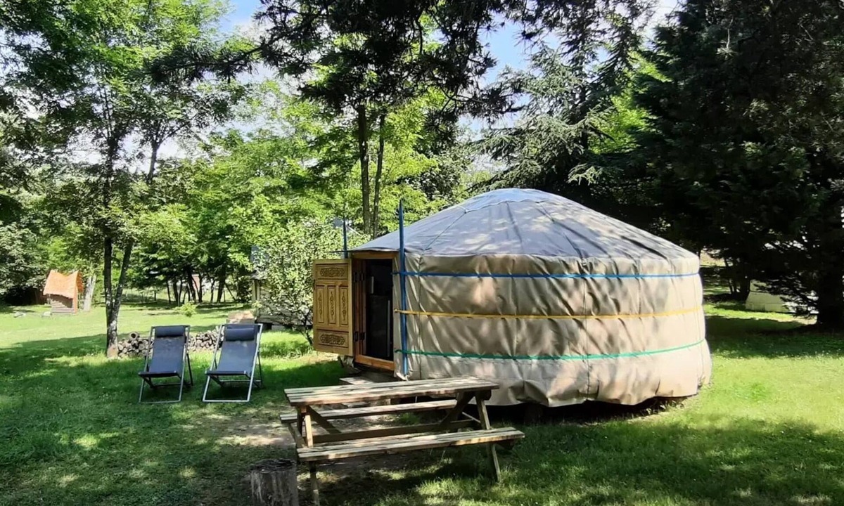Arlebosc Cabin | Camping du Viaduc* - Yurt 1 Room 2/3 People Without Sanitary