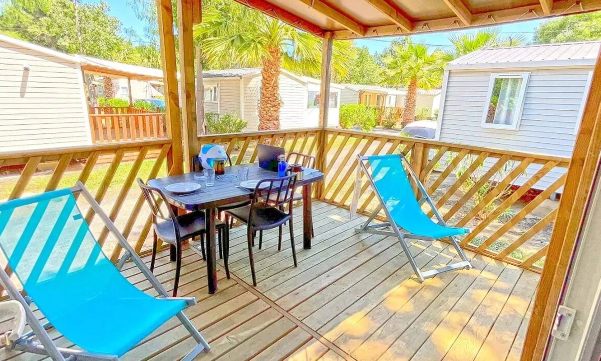 Saint-Cyprien House | Camping Le Bosc* - Mobil-home Select TV LV Clim Plancha 3 Rooms 4 adults + 1 child under 12 years old